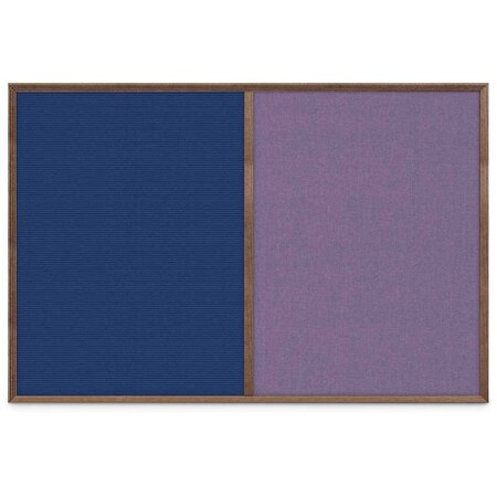 United Visual Products Slim Style Indoor Enclosed Corkboard, 24 UV502SC-GOLD-KEYLIME